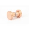 dot 40 glass door knob brushed brass 1 62214