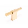 line 60 knob brushed brass n