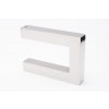 square wall hanger polished stainless steel 24352