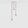 BRASS TRIPLE PENDANT