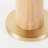 KNUCKLE TABLE LAMP OAK