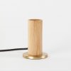 KNUCKLE TABLE LAMP OAK