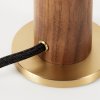 KNUCKLE TABLE LAMP WALNUT