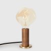 KNUCKLE TABLE LAMP WALNUT