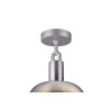Forked Lighting Ceiling Detail BurntSteel Shade