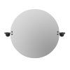 BP Cast Mirror Large Black FE Cut out