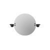 BP Cast Mirror Small Black FE Cut out