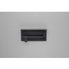 BP Cast Toilet Roll Holder Shelf Black FE