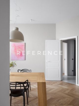 BYT BUBENEČ ◾️Rekonstrukce bytu Bubeneč. Projekt nesoucí se v klidných barevných tónech. ◾️Do projektu jsme dodali Berker...