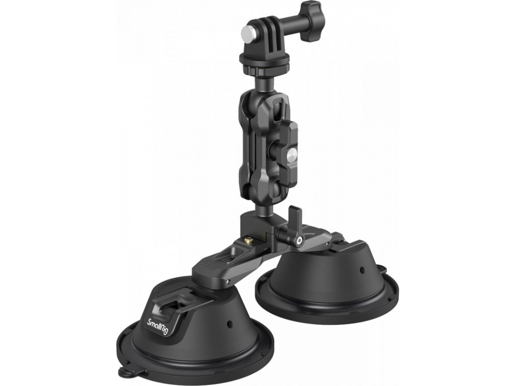 smallrig suction cup portable dual with camera mount sc 2k