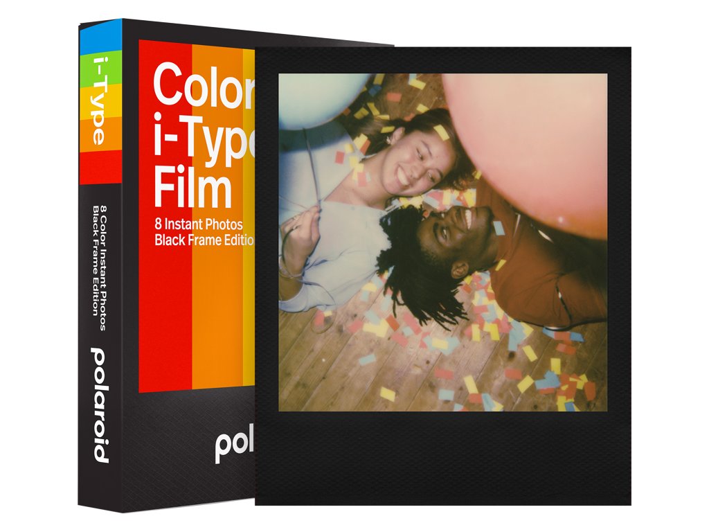 polaroid color film i type black frame edition