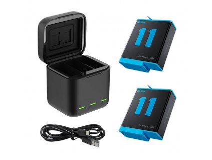 TELESIN | Nabíjačka pre GoPro Hero12|11|10|9 (GP-BNC-901)