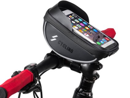 slo pl Alogy puzdro taska taska drziak na bicykel kryt telefonu 6 cierny 37038 5