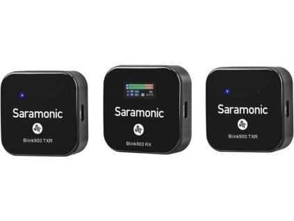 saramonic blink 900 b2r 2 4g wireless microphone kit with recording function charging box 26