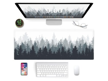 eng pl Desk pad for mouse keyboard Anti slip gaming protective mat XL 80x40 cm Alogy Las Forest 72588 3