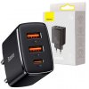 slo ps Kompaktna rychlonabijacka Baseus 2xUSB USB C PD QC 3 0 3A 30W cierna 48160 1