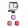 Vodotesné púzdro + 3ks filtrov pre GoPro HERO12|11|10|9