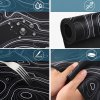 eng pl Desk pad for mouse keyboard Anti slip gaming protective mat XL 80x40 cm Black Alogy Line Texture 72589 14