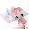 eng pl Desk pad for mouse keyboard Anti slip gaming protective mat xxl 88x40 Alogy Marble Pink 71557 4