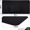 eng pl Desk pad for mouse and keyboard Anti slip protective mat XL 80x40 cm Alogy Black 73461 16
