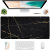 eng pl Desk pad for mouse keyboard Anti slip gaming protective mat XXL 90x40 Alogy Marble black 72584 1