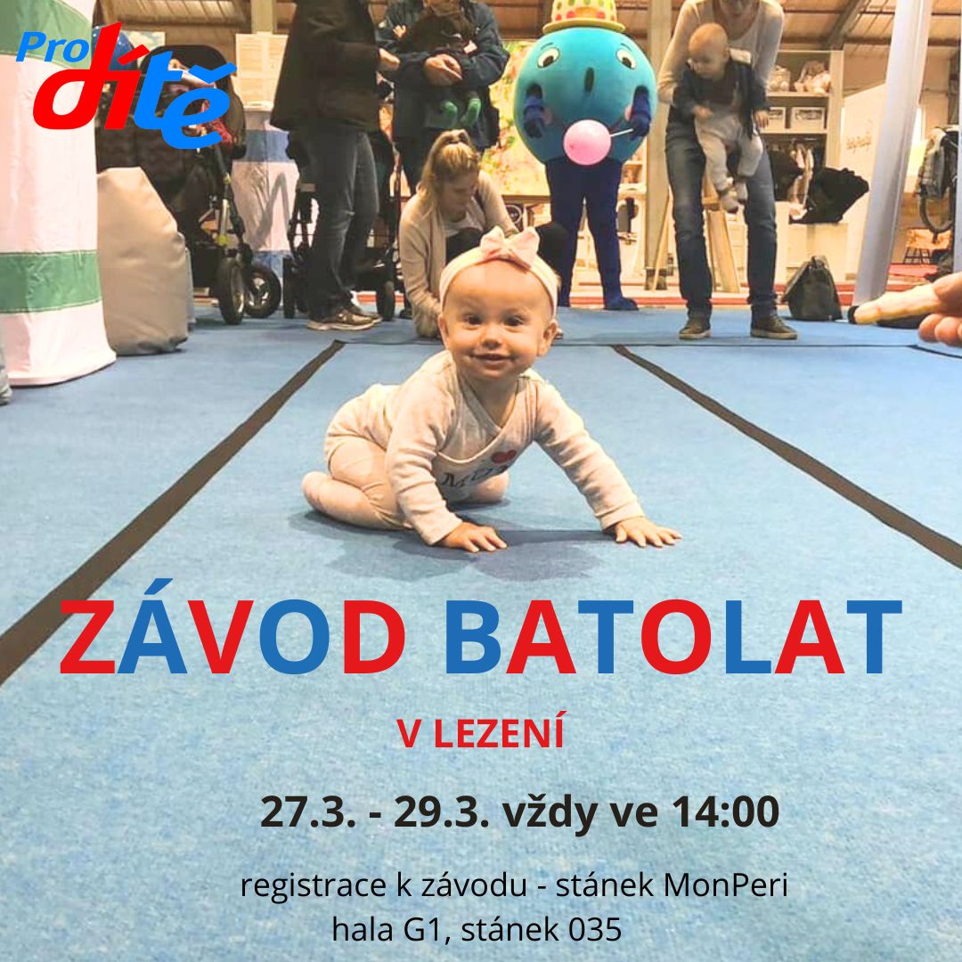 Závod batolat v lezení - Pro dítě 2025