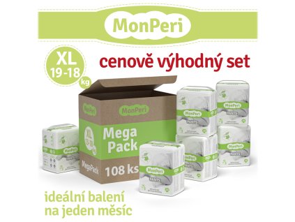 MonPeri PANTS MegaPack novy XL