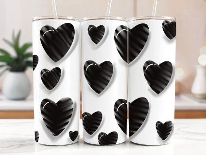 Termohrnek 590 ml - Black Love