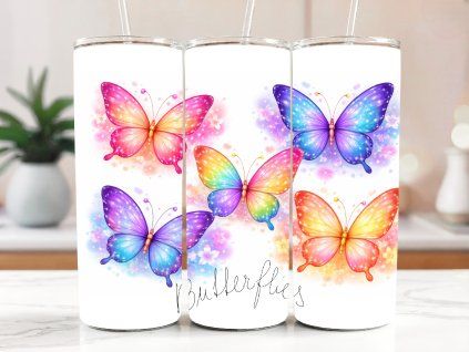 Termohrnek 590 ml - Butterflies