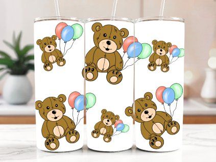 Termohrnek 590 ml  - Happy Teddybear