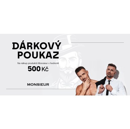Monsieur voucher 500