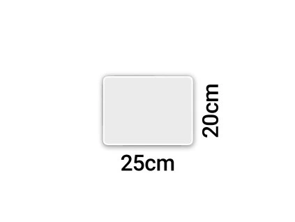 Podložka pod myš S bílý oplet