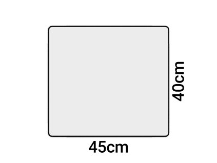 Podložka pod myš L černy oplet