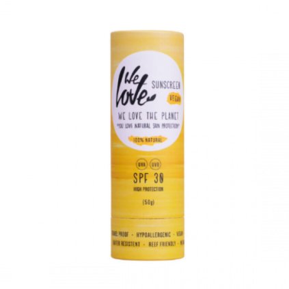 prirodny opalovaci krem v tycinke spf30 we love the planet 50 g