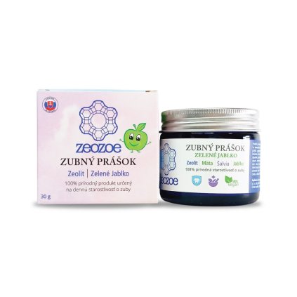 zubny prasok zelene jablko zeozoe