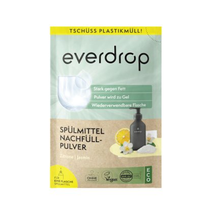 prostriedok na umyvanie riadu v prasku everdrop citron a jazmin 25 g
