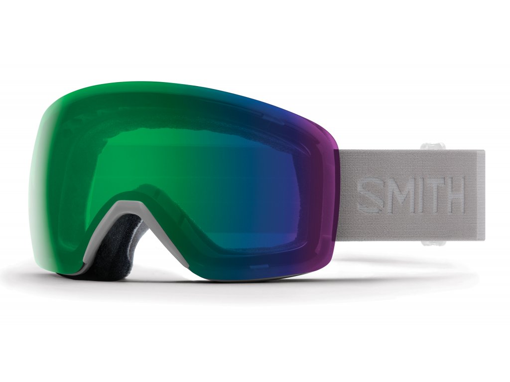 Brýle Smith SKYLINE, cloudgrey, chromapop everyday green mirror
