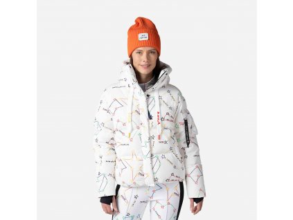 Rossignol W MODUL PR DOWN BOMBER JKT (Barva Bílá, Velikost M)