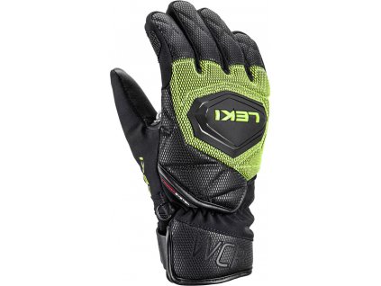 Leki WCR COACH 3D JUNIOR, black/ice lemon (Velikost 4)