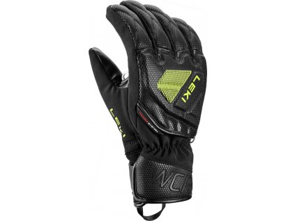 Leki WCR C-TECH 3D JUNIOR, black/ice lemon (Velikost 4)