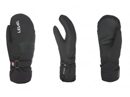 4115JM 01 SUPER RADIATOR JR MITT GORE TEX BLACK