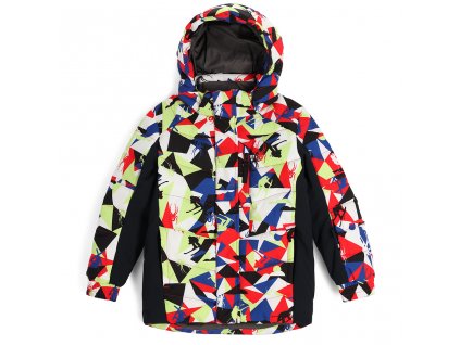 Spyder BOYS IMPULSE SYNTHETIC DOWN JACKET (Barva Červená, Velikost 5)