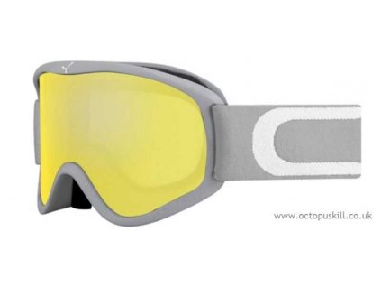 Cébé STRIKER M, soft grey, yellow flash mirror