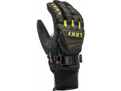 Leki RACE COACH C-TECH S, black/ice lemon