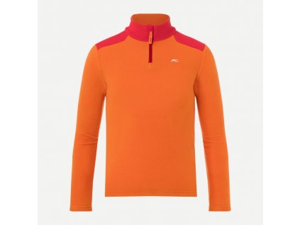 Kjus BOYS CHARGER HALFZIP, kjus orange/scarlet