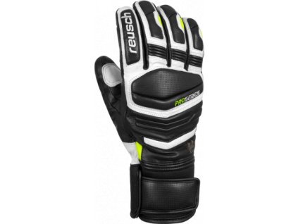 Pánské rukavice Reusch MASTER PRO, white/black/safety yellow