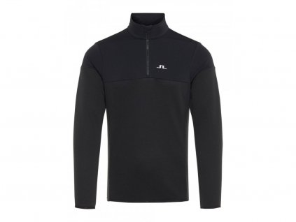 J.Lindeberg HUBBARD 1/4 ZIP MID BRUSHED FIELDSENSOR