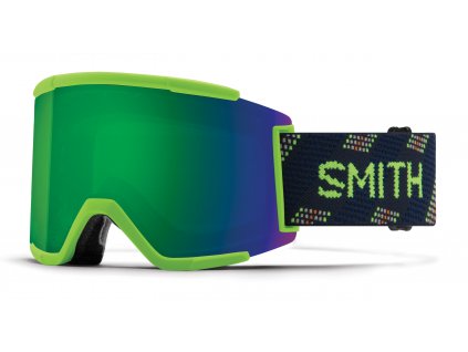 Brýle Smith SQUAD XL, limelight anchor, chromapop sun green mirror+storm rose flash
