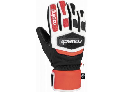 Pánské rukavice Reusch WORLDCUP WARRIOR R-TEX® XT, black/white/fluo red