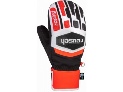 Pánské rukavice palcové Reusch WORLDCUP WARRIOR R-TEX® XT MITTEN, black/white/fluo red